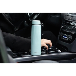 Butelka termiczna Vialli Design FUORI 500ml z uchwytem 12/24h (miętowa) - miniatura 7