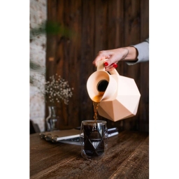 Termos z wkładem szklanym Vialli Design GEO 1L (kremowy) 27480 - miniatura 4