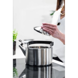 Czajnik z gwizdkiem Vialli Design DIAMANTE 1,5L (stal matowa) 27855 - miniatura 2