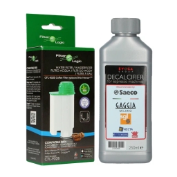 Zestaw do konserwacji ekspresu Saeco (FilterLogic CFL-902B + odkamieniacz Saeco CA6700/99 Evoca 250ml) - miniatura 1