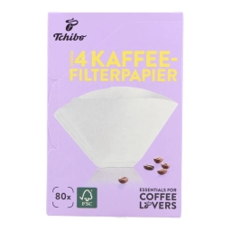 Filtry papierowe do ekspresu przelewowego Tchibo rozmiar 4 (80szt.) - miniatura 2