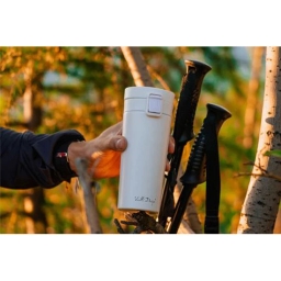 Kubek termiczny do kawy i herbaty Vialli Design FUORI 400ml (biały) 27664 - miniatura 12