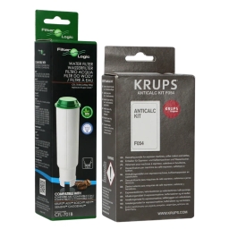 Zestaw do konserwacji ekspresu Krups (filtr FilterLogic CFL-701B + odkamieniacz F054) - miniatura 1