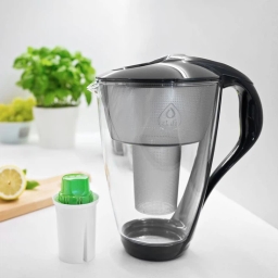 Dzbanek filtrujący szklany Dafi Crystal LED +1 filtr Classic (grafitowy) - miniatura 6