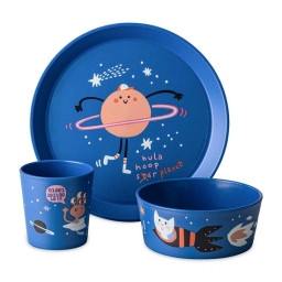 Zestaw śniadaniowy Koziol CONNECT SPACE (talerzyk + miska + kubek) - miniatura 1