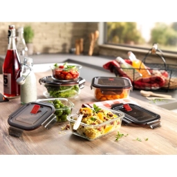 Szklany pojemnik na żywność Zwilling Gusto 1,3L (okrągły) - miniatura 5