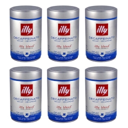 Kawa mielona w puszce Illy bezkofeinowa 250g (6szt.) - miniatura 1