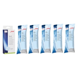 Zestaw do konserwacji ekspresu Jura: 5x filtr blue+ 24228 +tabletki odkamieniające 61848 - miniatura 1