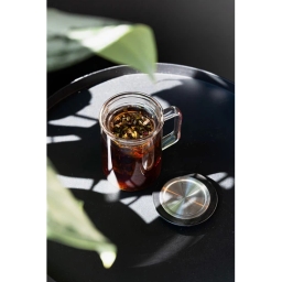 Szklanka do herbaty z zaparzaczem Vialli Design DIVA 350ml 29385 (2szt.) - miniatura 3