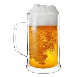 Szklanka termiczna kufel do piwa Vialli Design AMO 500ml 21228 (6szt.) - miniatura 2