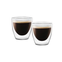 Szklanki termiczne do kawy espresso Vialli Design AMO 80ml (2szt.) 25837 - miniatura 1