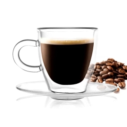 Szklanki termiczne do kawy espresso Vialli Design AMO 50ml (2szt.) 23055 - miniatura 3