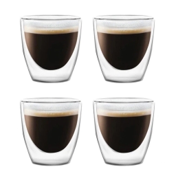 Szklanki termiczne do kawy espresso Vialli Design AMO 80ml (4szt.) 25837 - miniatura 1