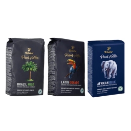 Kawa ziarnista Tchibo Privat Kaffee Brazil + Guatemala + African Blue 3x500g - miniatura 1