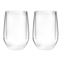 Szklanka termiczna do kawy i herbaty Vialli Design AMO 400ml 20252 (zestaw 2szt.) - miniatura 1