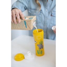 Zestaw śniadaniowy Koziol AFRICA (lunchbox Candy L + butelka bidon na wodę 425ml) - miniatura 5