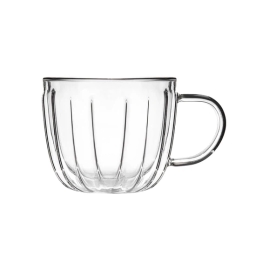 Szklanki termiczne do kawy i herbaty z uchem Vialli Design TULIP 250ml (2szt.) 28784 - miniatura 2