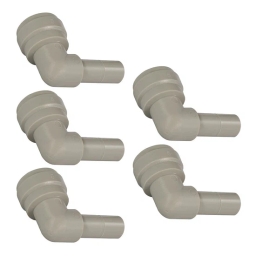 Kolanko łączące wężyk DMfit ATEU0606 (3/8" tube x 3/8" stem) 5szt. - miniatura 1