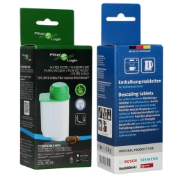 Zestaw do konserwacji ekspresu Bosch Siemens (Filtr FilterLogic CFL-901B + tabletki odkamieniające 311864) - miniatura 1