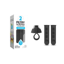 Filtr do butelki DAFI antracyt / czarny (2szt. + nakrętka) - miniatura 3