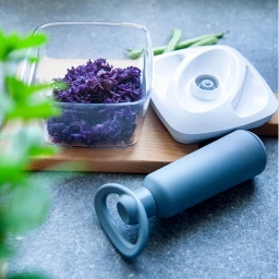 Zestaw pojemników prożniowych do przechowywania żywności DAFI SET3 (biały) - miniatura 7